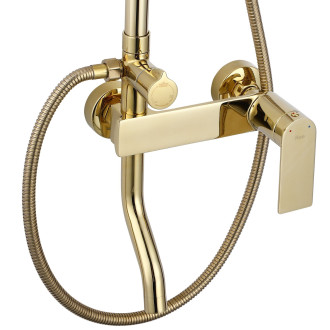 REA STORM Sprchový set, zlatá REA-P9530