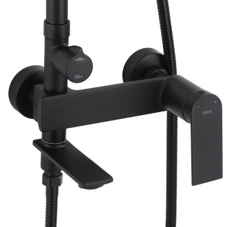 REA STORM Sprchový set, černá matná REA-P9533