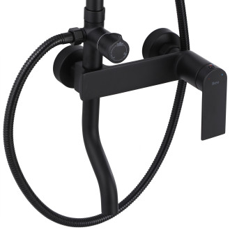 REA STORM Sprchový set, černá matná REA-P9532