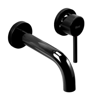 REA LUNGO Podomítková umyvadlová baterie Black Metallic + BOX REA-B4421