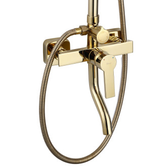 REA ARGUS Sprchový set, zlatá REA-P7840