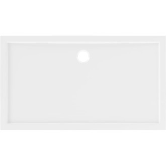 Mexen Flow úzká obdélníková sprchová vanička 160 x 100 cm, bílý lesk - 46R101016