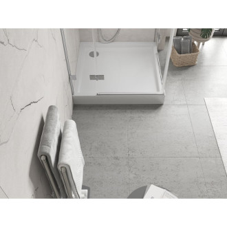 Mexen Flow+ čtvercová sprchová vanička 90 x 90 cm, bílý lesk - 46S109090H