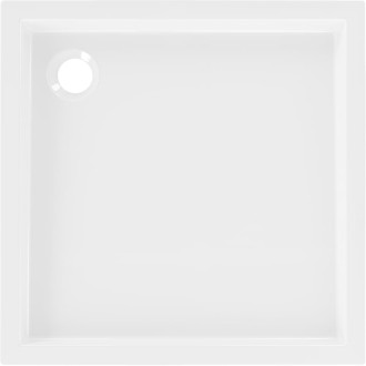 Mexen Flow+ čtvercová sprchová vanička 90 x 90 cm, bílý lesk - 46S109090H