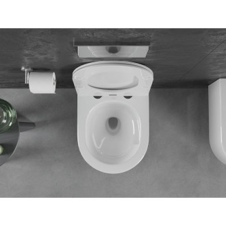 WC mísa Mexen Sofia Rimless Tornado, lesklá bílá - 3354XX00T