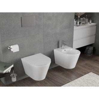 WC mísa Mexen Rico Rimless Tornado, lesklá bílá - 3372XX00T