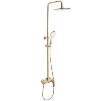 REA Avalon sprchový set, broušená zlatá REA-P2400