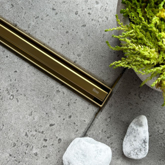 REA Odtokový žlab Neox Slim Pro, zlatá 80 REA-G2719