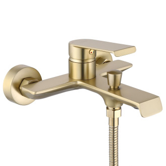 REA Hass vanová baterie broušená zlatá matná REA-B7100