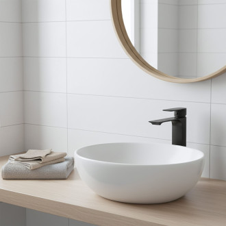 Rea URBAN umyvadlová baterie vysoká, černá REA-B9908