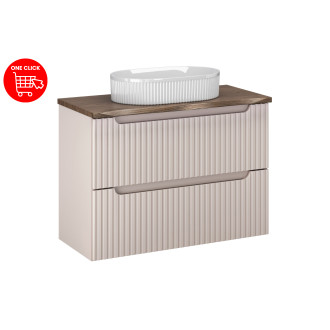 Comad SET-NOC B NAT CASELLA 80CM UN BEYOND Nábytková sestava 80 cm s deskou a umyvadlem