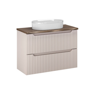 Comad SET-NOC B NAT CASELLA 80CM UN BEYOND Nábytková sestava 80 cm s deskou a umyvadlem