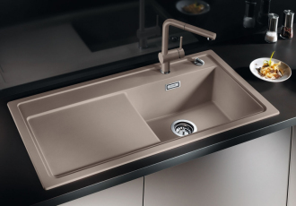Blanco ZENAR XL 6 S Silgranit aluminium dřez vlevo s excentrem