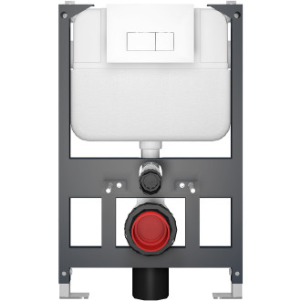 CERANO - Modul nízký pro WC závěsné Prime - předstěnová instalace/sádrokarton - 52,5x80 cm