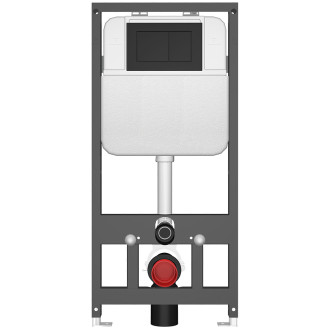 CERANO - Modul pro WC závěsné Prime - předstěnová instalace/sádrokarton - 50x114 cm