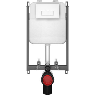 CERANO - Modul pro WC závěsné Prime - pro zazdění - 46x107,7 cm