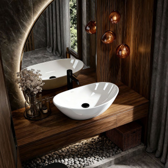 REA Kate umyvadlo na desku 36 REA-U6802