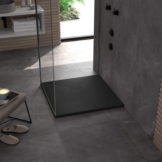 Rea Sprchová vanička Magnum Black 90x90 REA-K3910