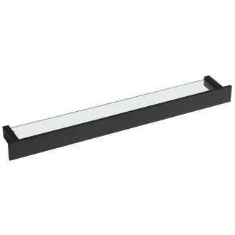 PATRON skleněná police 78cm, černá UBC-PX785B