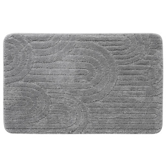 RIST koupelnová předložka, 50x80cm, 100% polyester, protiskluz, šedá UBC-NI8593