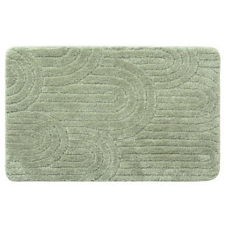RIST koupelnová předložka, 50x80cm, 100% polyester, protiskluz, zelená UBC-NI8594