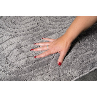 RIST koupelnová předložka, 50x80cm, 100% polyester, protiskluz, ecru UBC-NI8592