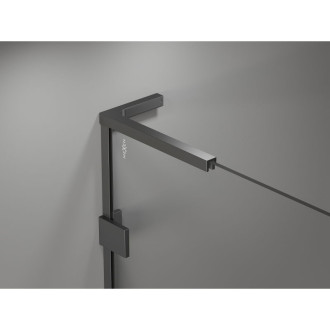 Sprchový kout Mexen Lunar L Duo s výklopným mechanismem 115 x 115 cm, průhledný, stříbrná metalíza - 834L-115L-115P-95-00