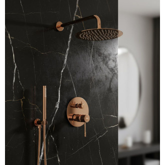 Rea Podomítková sprchová sada Rea Lungo Diamond Copper + BOX REA-P5657