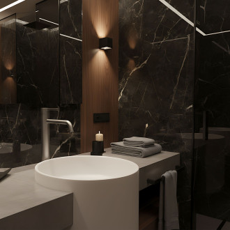 Rea Umyvadlová baterie REA Foster Brush Nickel High REA-B6324