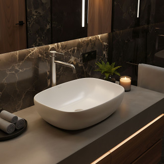 Rea Umyvadlová baterie REA Foster Brush Nickel High REA-B6324