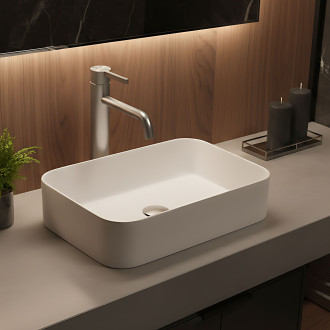 Rea Umyvadlová baterie REA Foster Brush Nickel High REA-B6324