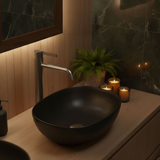 Rea Umyvadlová baterie REA Foster Brush Nickel High REA-B6324