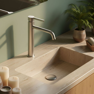 Rea Umyvadlová baterie REA Foster Brush Nickel High REA-B6324