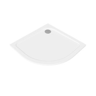 Sprchová vanička čtvrtkruhová SAT Project 90x90 cm litý mramor SATSVPRO90S