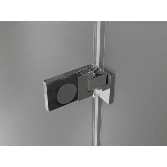 Sprchový kout Mexen Lunar-F Duo skládací 85 x 80 cm, průhledný, chrom - 836-085L-080P-01-00