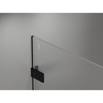 Skládací sprchový kout Mexen Lunar-F Duo 70 x 70 cm, průhledný, černý - 836-070L-070P-70-00