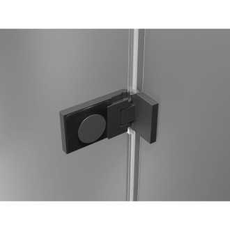 Skládací sprchový kout Mexen Lunar-F Duo 75 x 75 cm, průhledný, stříbrný - 836-075L-075P-95-00