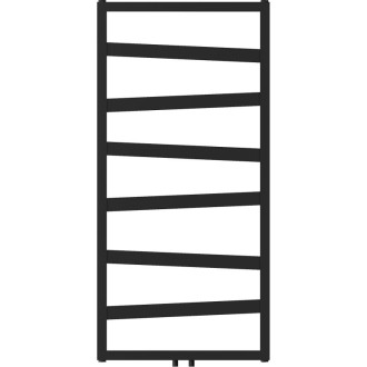 Dekorativní koupelnový radiátor Mexen Zoom 1100 x 530 mm, 376 W, černý - W130-1100-530-00-70