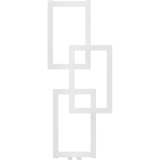 Dekorativní koupelnový radiátor Mexen Grid 870 x 360 mm, 209 W, bílý - W215-0870-360-00-20