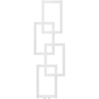 Dekorativní koupelnový radiátor Mexen Grid 1115 x 360 mm, 279 W, bílý - W215-1115-360-00-20