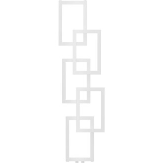 Dekorativní koupelnový radiátor Mexen Grid 1360 x 390 mm, 349 W, bílý - W215-1360-390-00-20