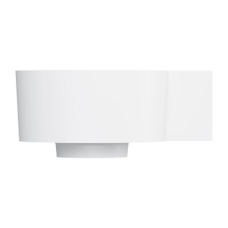 Omnires Ovo M+ umyvadlo na desku / závěsné – pravé, 33 × 34 cm, bílá mat OVO335UWPBM