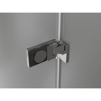 Sprchový kout Mexen Lunar-F L skládací levý 95 x 90 cm, průhledný, chrom - 836L-095-090-01-00-L