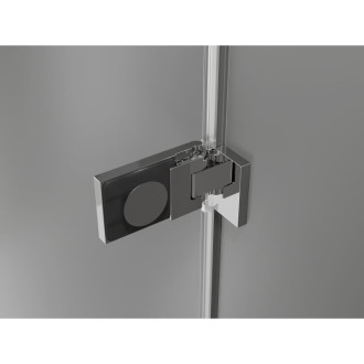 Sprchový kout Mexen Lunar-F L skládací levý 95 x 90 cm, průhledný, chrom - 836L-095-090-01-00-L