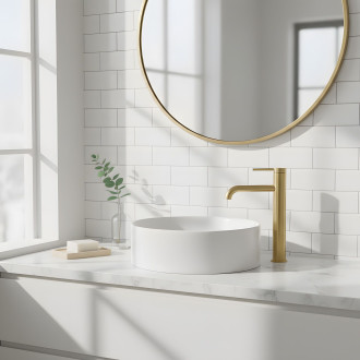 Rea Umyvadlová baterie REA SPOT Brush Gold High REA-B9632