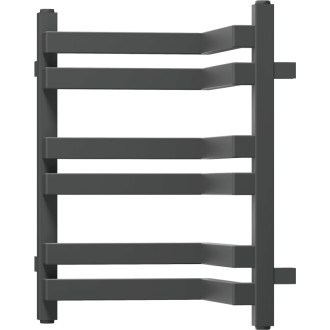 Koupelnový radiátor Mexen Loop 500 x 375 mm, 253 W, antracit - W129-0500-350-00-66