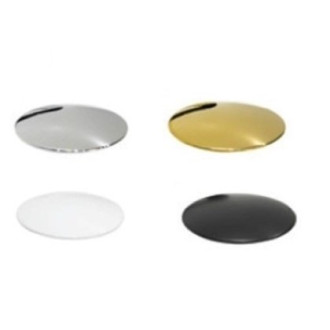 Volně stojící vana DENAYA černá/bílá, sifon se štěrbinovým přepadem