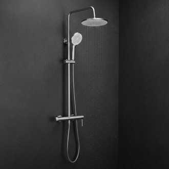 Rea Sprchový set Rea Foss Clif Brush Nickel REA-P5646