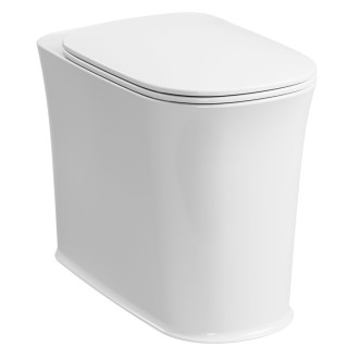 THE NEW YORKER WC mísa stojící, 36,5x60cm, spodní/zadní odpad, bílá