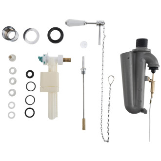 THE NEW YORKER splachovací mechanismus s řetízkem, chrom